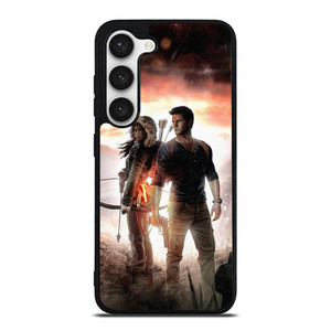 NATHAN DRAKE AND LARA CROFT UNCHARTED GAMES Samsung Galaxy S23 Case Cover NATHAN DRAKE AND LARA CROFT UNCHARTED GAMES Samsung Galaxy S23 Case Cover