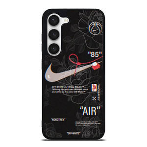 NIKE OFF WHITE FLORAL LOGO Samsung Galaxy S23 Case Cover NIKE OFF WHITE FLORAL LOGO Samsung Galaxy S23 Case Cover