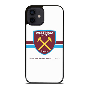 WEST HAM UNITED FOOTBALL CLUB LONDON iPhone 12 Mini Case Cover WEST HAM UNITED FOOTBALL CLUB LONDON iPhone 12 Mini Case Cover