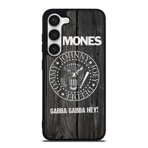 RAMONES BAND WOOD BADGE Samsung Galaxy S23 Case Cover RAMONES BAND WOOD BADGE Samsung Galaxy S23 Case Cover