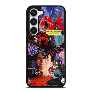 SPIDERMAN MILES MORALES COLLAGE Samsung Galaxy S23 Case Cover SPIDERMAN MILES MORALES COLLAGE Samsung Galaxy S23 Case Cover