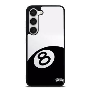 STUSSY 8 BALL BLACK Samsung Galaxy S23 Case Cover STUSSY 8 BALL BLACK Samsung Galaxy S23 Case Cover