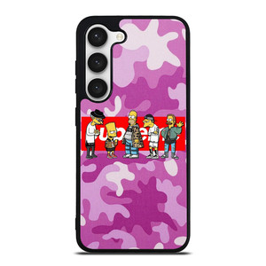 SUPREME THE SIMPSONS CAMO PURPLE Samsung Galaxy S23 Case Cover SUPREME THE SIMPSONS CAMO PURPLE Samsung Galaxy S23 Case Cover