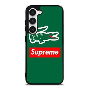 SUPREME X LACOSTE LOGO Samsung Galaxy S23 Case Cover