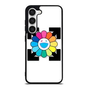 TAKASHI MURAKAMI SMILEY FLOWER OFF WHITE Samsung Galaxy S23 Case Cover TAKASHI MURAKAMI SMILEY FLOWER OFF WHITE Samsung Galaxy S23 Case Cover