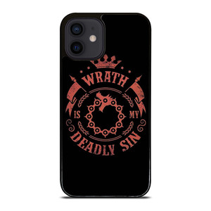 WRATH SEVEN DEADLY SINS SYMBOL iPhone 12 Mini Case Cover WRATH SEVEN DEADLY SINS SYMBOL iPhone 12 Mini Case Cover