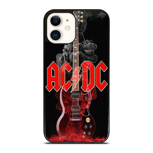ACDC ROCK BAND GUITAR iPhone 12 Case Cover ACDC ROCK BAND GUITAR iPhone 12 Case Cover