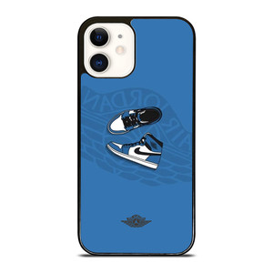 AIR JORDAN 1 SNEAKERS BLUE  iPhone 12 Case Cover
