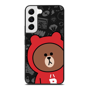 BROWN BEAR BEATS MUSIC Samsung Galaxy S22 Case Cover
