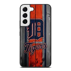 DETROIT TIGERS FOOTBALL WOOD LOGO Samsung Galaxy S22 Case Cover
