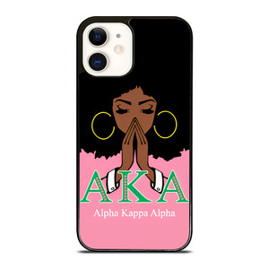 ALPHA KAPPA AKA WOMAN iPhone 12 Case Cover ALPHA KAPPA AKA WOMAN iPhone 12 Case Cover