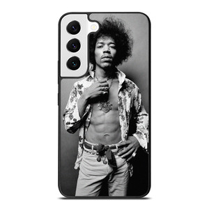 JIMI HENDRIX GUITARIST BLACK WHITE Samsung Galaxy S22 Case Cover