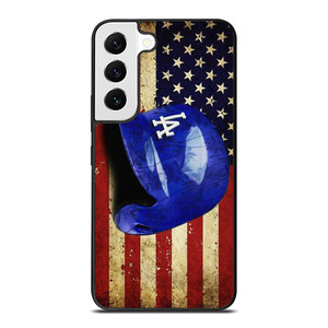 LOS ANGELES DODGERS LA BASEBALL HELMET Samsung Galaxy S22 Case Cover