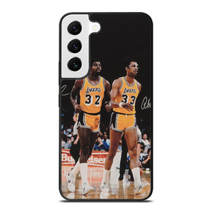 MAGIC JOHNSON X KAREEM ABDUL JABBAR LA LAKERS Samsung Galaxy S22 Case Cover