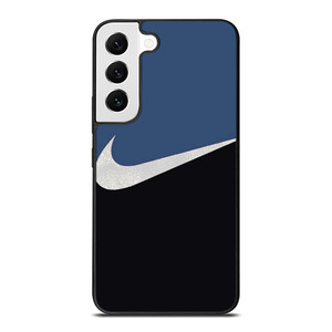 NIKE SWOOSH BLUE BLACK Samsung Galaxy S22 Case Cover NIKE SWOOSH BLUE BLACK Samsung Galaxy S22 Case Cover