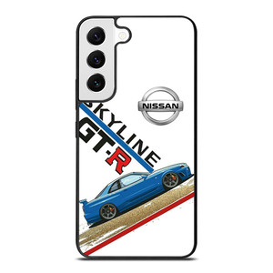 NISSAN GTR SKYLINE BLUE Samsung Galaxy S22 Case Cover NISSAN GTR SKYLINE BLUE Samsung Galaxy S22 Case Cover