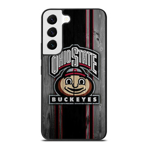 OHIO STATE BUCKEYES WOOD ICON Samsung Galaxy S22 Case Cover OHIO STATE BUCKEYES WOOD ICON Samsung Galaxy S22 Case Cover