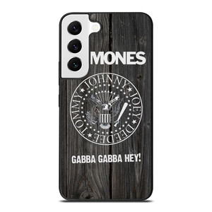 RAMONES BAND WOOD BADGE Samsung Galaxy S22 Case Cover RAMONES BAND WOOD BADGE Samsung Galaxy S22 Case Cover