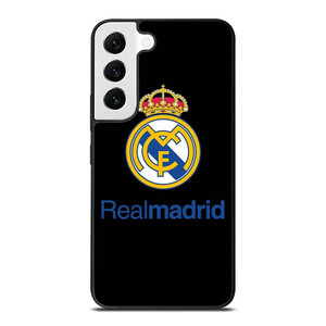REAL MADRID FOOTBALL BLACK LOGO Samsung Galaxy S22 Case Cover REAL MADRID FOOTBALL BLACK LOGO Samsung Galaxy S22 Case Cover