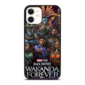 BLACK PANTHER MARVEL WAKANDA FOREVER ALL  iPhone 12 Case Cover