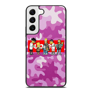 SUPREME THE SIMPSONS CAMO PURPLE Samsung Galaxy S22 Case Cover SUPREME THE SIMPSONS CAMO PURPLE Samsung Galaxy S22 Case Cover