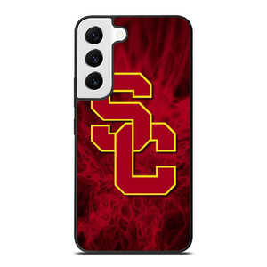 USC TROJANS RED SMOKED LOGO Samsung Galaxy S22 Case Cover USC TROJANS RED SMOKED LOGO Samsung Galaxy S22 Case Cover