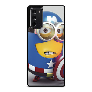 CAPTAIN AMERICA MINION CARTOON Samsung Galaxy Note 20 Case Cover CAPTAIN AMERICA MINION CARTOON Samsung Galaxy Note 20 Case Cover
