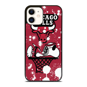 CHICAGO BULLS SNOOPY CARTOON iPhone 12 Case Cover CHICAGO BULLS SNOOPY CARTOON iPhone 12 Case Cover