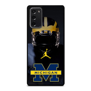 MICHIGAN WOLVERINES FOOTBALL AIR JORDAN Samsung Galaxy Note 20 Case Cover MICHIGAN WOLVERINES FOOTBALL AIR JORDAN Samsung Galaxy Note 20 Case Cover