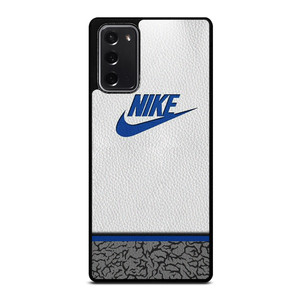 NIKE AIR JORDAN LEATHER BLUE Samsung Galaxy Note 20 Case Cover NIKE AIR JORDAN LEATHER BLUE Samsung Galaxy Note 20 Case Cover