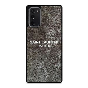 SAINT LAURENT PARIS RASFUR FABRIC Samsung Galaxy Note 20 Case Cover SAINT LAURENT PARIS RASFUR FABRIC Samsung Galaxy Note 20 Case Cover