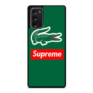 SUPREME X LACOSTE LOGO Samsung Galaxy Note 20 Case Cover