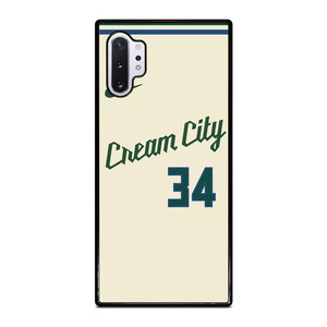 MILAUKEE BUCKS CREAM CITY NBA KIT Samsung Galaxy Note 10 Plus Case Cover MILAUKEE BUCKS CREAM CITY NBA KIT Samsung Galaxy Note 10 Plus Case Cover