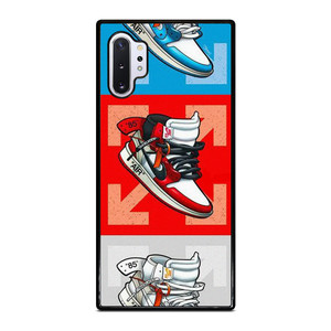 NIKE AIR JORDAN OFF WHITE SNEAKERS VECTOR Samsung Galaxy Note 10 Plus Case Cover NIKE AIR JORDAN OFF WHITE SNEAKERS VECTOR Samsung Galaxy Note 10 Plus Case Cover
