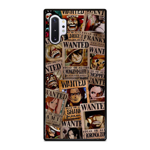 ONE PIECE WANTED POSTER COLLECTION Samsung Galaxy Note 10 Plus Case Cover ONE PIECE WANTED POSTER COLLECTION Samsung Galaxy Note 10 Plus Case Cover
