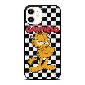 GARFIELD CAT CHECKERBOARD iPhone 12 Case Cover GARFIELD CAT CHECKERBOARD iPhone 12 Case Cover