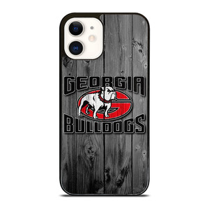 GEORGIA BULLDOGS WOOD LOGO  iPhone 12 Case Cover