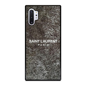 SAINT LAURENT PARIS RASFUR FABRIC Samsung Galaxy Note 10 Plus Case Cover SAINT LAURENT PARIS RASFUR FABRIC Samsung Galaxy Note 10 Plus Case Cover