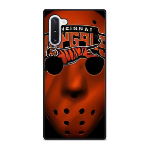 CINCINNATI BENGALS JASON FRIDAY MASK Samsung Galaxy Note 10 Case Cover CINCINNATI BENGALS JASON FRIDAY MASK Samsung Galaxy Note 10 Case Cover