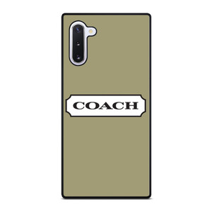 COACH NEW YORK LABEL Samsung Galaxy Note 10 Case Cover