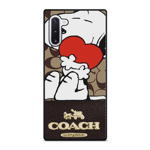 COACH NEW YORK SNOOPY Samsung Galaxy Note 10 Case Cover