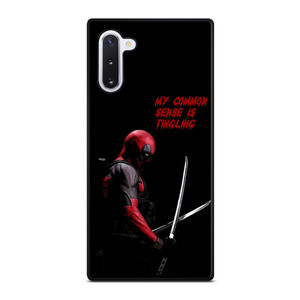 DEADPOOL FUNNY MY COMMON SENSE IS TINGLING Samsung Galaxy Note 10 Case Cover DEADPOOL FUNNY MY COMMON SENSE IS TINGLING Samsung Galaxy Note 10 Case Cover