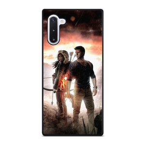 NATHAN DRAKE AND LARA CROFT UNCHARTED GAMES Samsung Galaxy Note 10 Case Cover