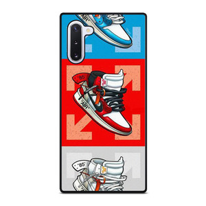 NIKE AIR JORDAN OFF WHITE SNEAKERS VECTOR Samsung Galaxy Note 10 Case Cover NIKE AIR JORDAN OFF WHITE SNEAKERS VECTOR Samsung Galaxy Note 10 Case Cover