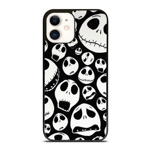 JACK SKELLINGTON SKULL PATTERN iPhone 12 Case Cover JACK SKELLINGTON SKULL PATTERN iPhone 12 Case Cover