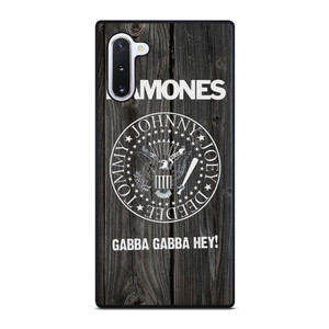 RAMONES BAND WOOD BADGE Samsung Galaxy Note 10 Case Cover RAMONES BAND WOOD BADGE Samsung Galaxy Note 10 Case Cover