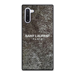 SAINT LAURENT PARIS RASFUR FABRIC Samsung Galaxy Note 10 Case Cover SAINT LAURENT PARIS RASFUR FABRIC Samsung Galaxy Note 10 Case Cover