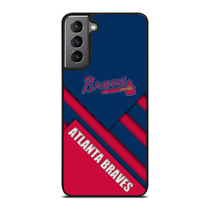 ATLANTA BRAVES BASEBALL ABSTRACT LOGO Samsung Galaxy S21 Plus Case Cover