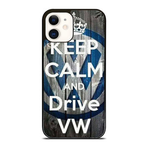 KEEP CALM AND DRIVE VOLKWAGEN VW iPhone 12 Case Cover KEEP CALM AND DRIVE VOLKWAGEN VW iPhone 12 Case Cover