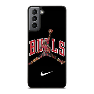 CHICAGO BULLS MICHAEL JORDAN JUMP NIKE Samsung Galaxy S21 Plus Case Cover